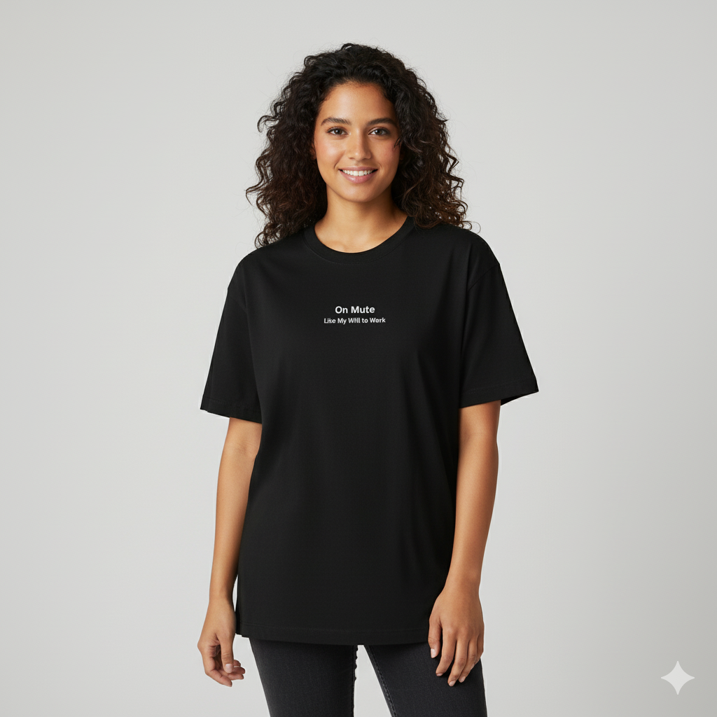 On Mute oversized T shirt