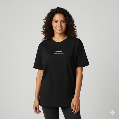 On Mute oversized T shirt