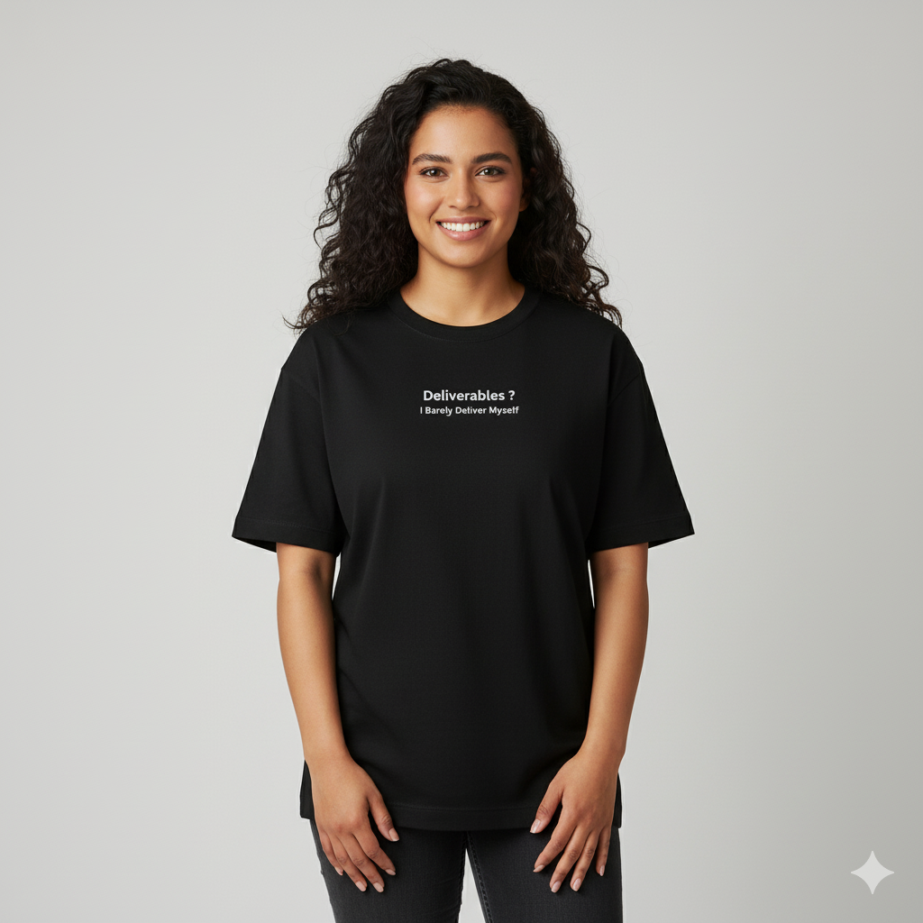 Deliverables oversized T shirt