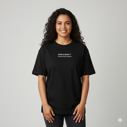 Deliverables oversized T shirt
