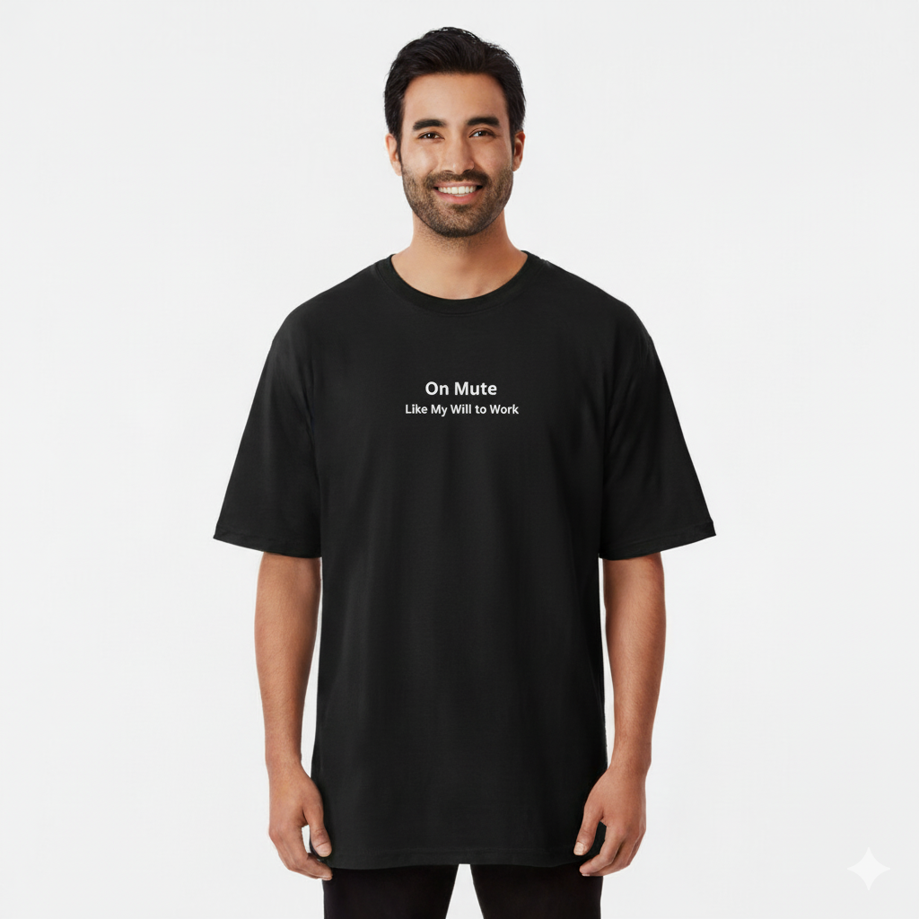 On Mute oversized T shirt