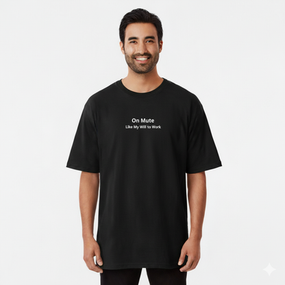 On Mute oversized T shirt