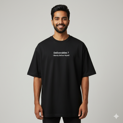 Deliverables oversized T shirt